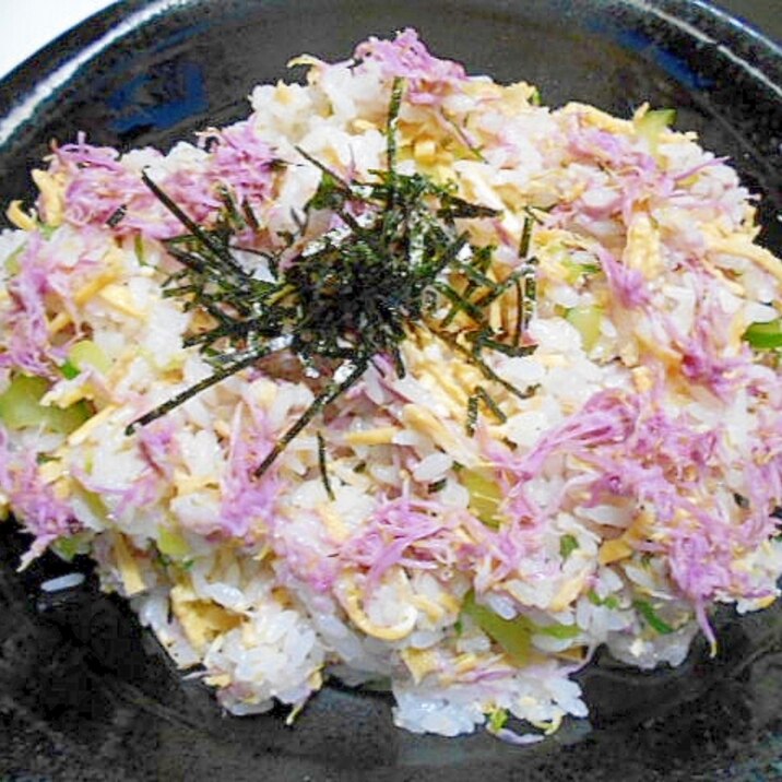 もってのほか(食用菊）のちらしずし